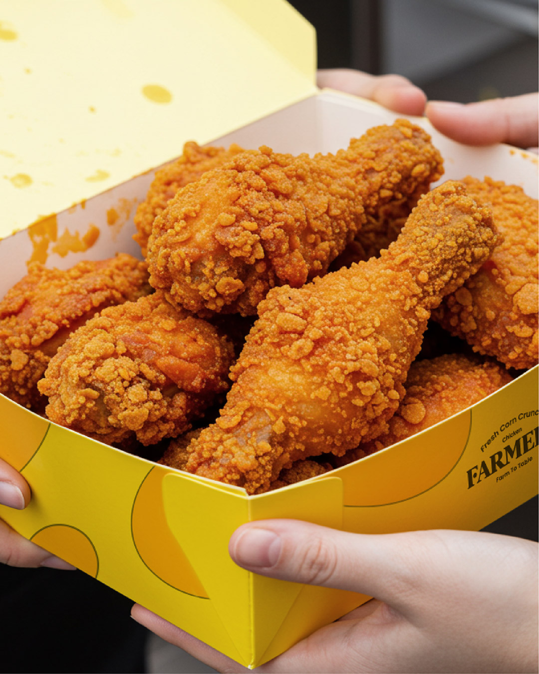 치킨파머스 브랜드 비주얼 디자인